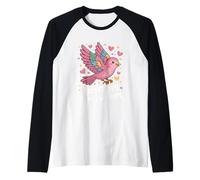 I Get Flappy When I'm Happy Cute Autism Awareness Bird Raglan Baseball Tee