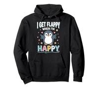 I Get Flappy When I'm Happy Pullover Hoodie