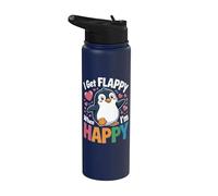I Get Flappy When I'm Happy Stainless Steel Insulated Water Bottle