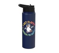 I Get Flappy When I'm Happy Stainless Steel Insulated Water Bottle
