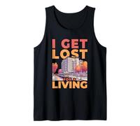 I Get Lost for A Living Funny Real Estate Agent Tank Top