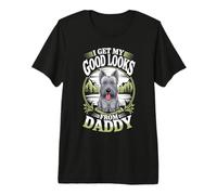 I Get My Good Looks from Daddy Scottish Terrier Dog Lover Premium T-Shirt