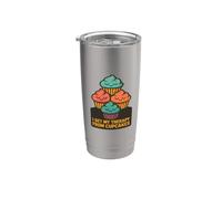 I Get My Therapy from Cupcakes Funny Baking Humor Stainless Steel Insulated Tumbler