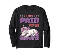 I Get Paid To Be Dramatic Theater Actor Stage Performer Long Sleeve T-Shirt
