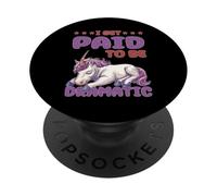 I Get Paid To Be Dramatic Theater Actor Stage Performer PopSockets Adhesive PopGrip