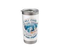 I Get Paid to Fix Things Where Fish Poop Underwater Welder Stainless Steel Insulated Tumbler