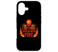 I Get Paid to Play With Fire Funny Welder Case for iPhone 17