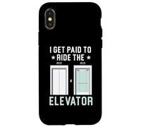 I Get Paid To Ride The Elevator Technician Operator Case for iPhone X/XS
