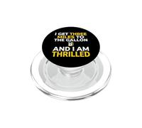 I Get Three Miles To The Gallon V8 Muscle Car Enthusiast PopSockets PopGrip for MagSafe