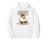 I Ghost People All Year Round Funny Halloween Pullover Hoodie