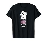 I Ghost People All Year Round Halloween Ghosting T-Shirt
