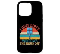 I give dirty Windows the Brush off Window Cleaner Case for iPhone 15 Pro Max