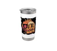 I Go Both Ways Beer Wine Vintage Sunset Drinking Fun Stainless Steel Insulated Tumbler