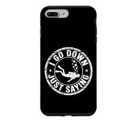 I Go Down Just Saying Deep Scuba Diving Sea - Case for iPhone 7 Plus/8 Plus