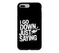 I Go Down Just Saying Deep Scuba Diving Sea - Case for iPhone 7 Plus/8 Plus