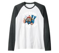 I Go Down Just Saying Deep Scuba Diving Sea - Raglan Baseball Tee