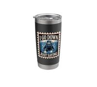 I Go Down Just Saying Deep Scuba Diving Sea - Stainless Steel Insulated Tumbler