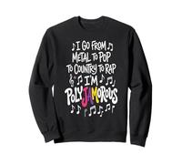 I Go From Pop Country Rap Song Music Lover Polyjamorous Sweatshirt