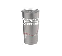 I Go Off On A Tangent Math Teacher Geometry Calculus Funny Stainless Steel Insulated Tumbler