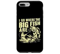 I Go Where the Big Fish Are Fishing Case for iPhone 7 Plus/8 Plus