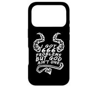 I got 666 problems but god ain’t one - Gothic Satanist Satan Case for iPhone 17 Pro