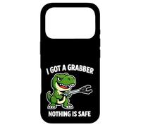 I Got A Grabber Nothing Is Safe Funny Dino Case for iPhone 17 Pro