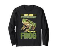 I Got ADHD Attention Deficit Hold Up Is Dat A Frog Long Sleeve T-Shirt