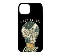 I Got An Idea Let's Go Outside Vintage Hiking Outdoors Lover Case for iPhone 15 Plus