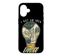 I Got An Idea Let's Go Outside Vintage Hiking Outdoors Lover Case for iPhone 16