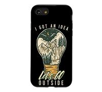 I Got An Idea Let's Go Outside Vintage Hiking Outdoors Lover Case for iPhone SE (2020) / 7/8