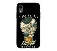 I Got An Idea Let's Go Outside Vintage Hiking Outdoors Lover Case for iPhone XR