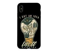 I Got An Idea Let's Go Outside Vintage Hiking Outdoors Lover Case for iPhone XS Max