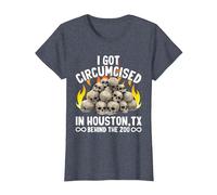 I Got Circumcised Funny Oddly Specific Meme Sarcastic Weird T-Shirt, Women, Heather Blue, Large