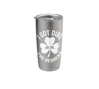 I Got Dibs On The Redhead St Patricks Day Heart Lucky Green Stainless Steel Insulated Tumbler