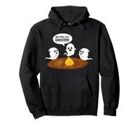 I Got Ghosted Funny Ghost Campfire Halloween Pullover Hoodie
