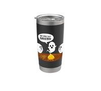 I Got Ghosted Funny Ghost Campfire Halloween Stainless Steel Insulated Tumbler