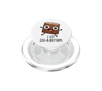 I Got Log-a-rhythm Funny Math Pun PopSockets PopGrip for MagSafe