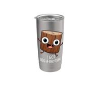 I Got Log-a-Rhythm Funny Math Pun Stainless Steel Insulated Tumbler