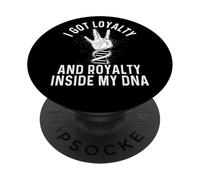 I Got Loyalty And Royalty Inside My DNA - 80s 90s Hip Hop PopSockets Adhesive PopGrip