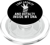 I Got Loyalty And Royalty Inside My DNA - 80s 90s Hip Hop PopSockets PopGrip for MagSafe