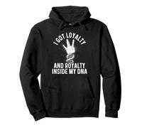 I Got Loyalty And Royalty Inside My DNA - 80s 90s Hip Hop Pullover Hoodie