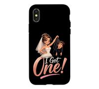 I Got One Funny Bride Wedding Bridal Party Engagement Gift Case for iPhone X/XS