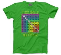 I Got Skills They're Multiplying - Kids Number Day 2026 T-Shirt School Maths Day Top Numeracy Day Tee Mathematics Lover 7-8 Years Green
