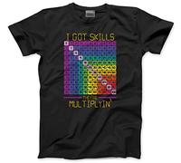 I Got Skills They're Multiplying - Kids Number Day 2026 T-Shirt School Maths Day Top Numeracy Day Tee Mathematics Lover 3-4 Years Black