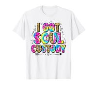 I Got Soul Custody Tie Dye Leopard Spiritual Lotus Divorce T-Shirt