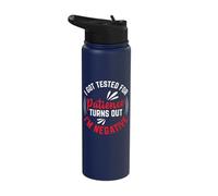 I Got Tested for Patience Turns Out I'm Negative Stainless Steel Insulated Water Bottle