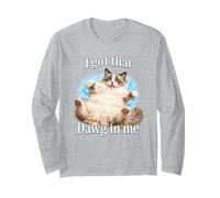 I Got that Dawg in Me Cat Shirt Funny Angry Ragdoll Cat Long Sleeve T-Shirt
