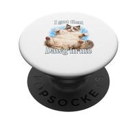 I Got That Dawg In Me Cat Shirt Funny Angry Ragdoll Cat PopSockets Adhesive PopGrip