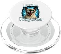 I Got That Dawg In Me Cat Shirt Funny Angry Siamese Cat PopSockets PopGrip for MagSafe