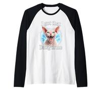 I Got that Dawg in Me Cat Shirt Funny Angry Sphynx Cat Raglan Baseball Tee